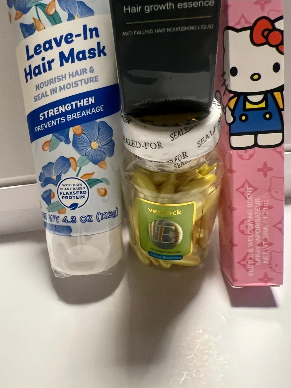 Blue Floral Leave-In Hair Mask – Nourish & Strengthen bundle